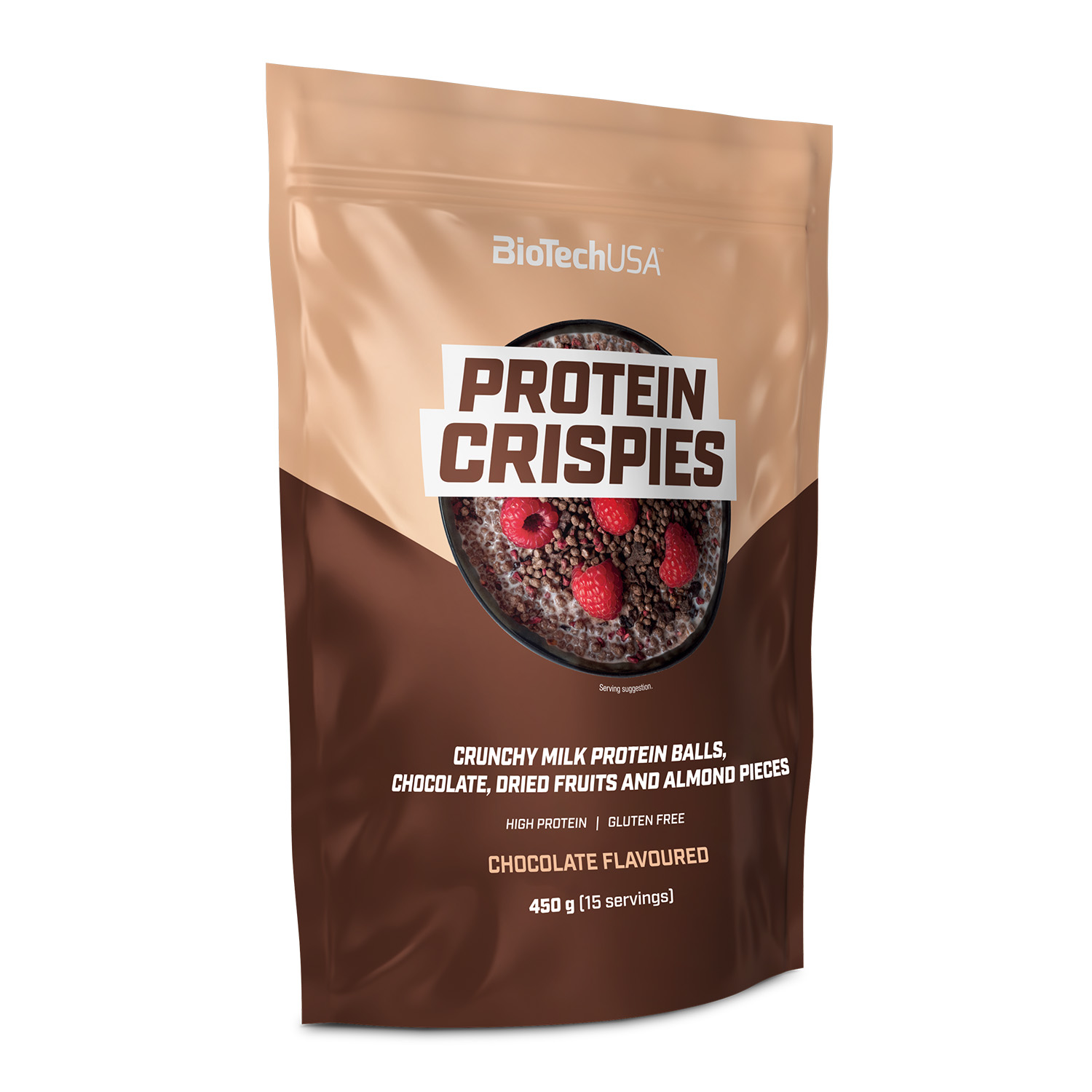 BioTech USA Protein Crispies - 450 g Chocolate