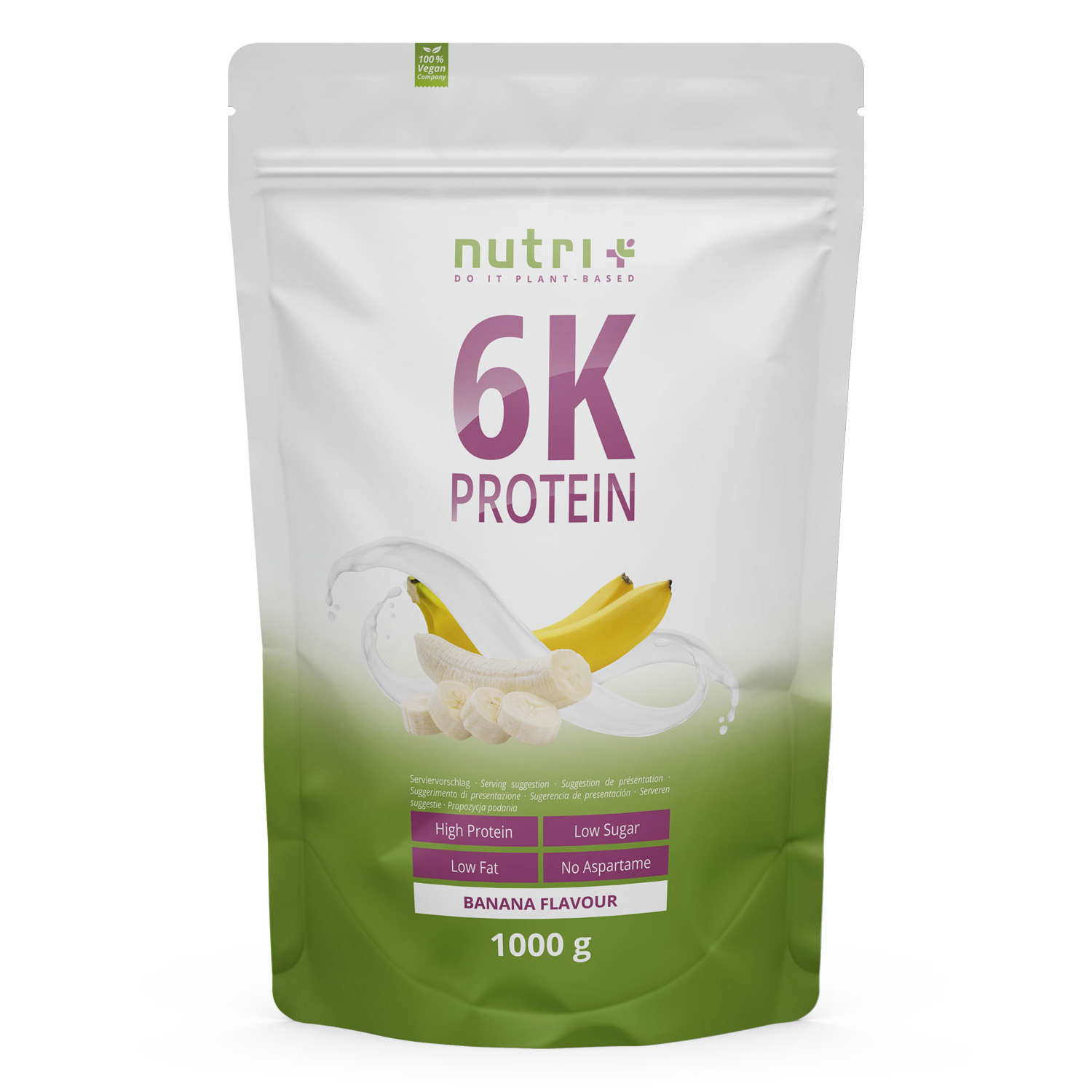 Nutri+ Vegan 6K Protein - 1000 g