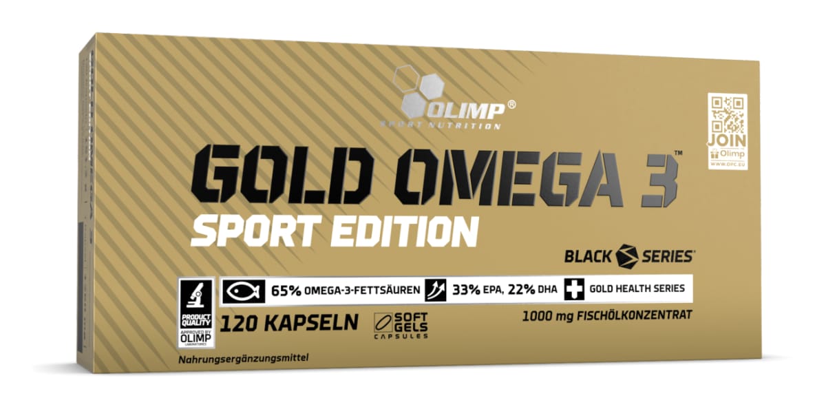 Olimp Gold Omega 3 Sport Edition - 120 Kapseln