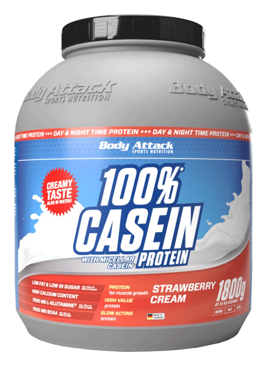 Body Attack 100% Casein Protein - 1800 g