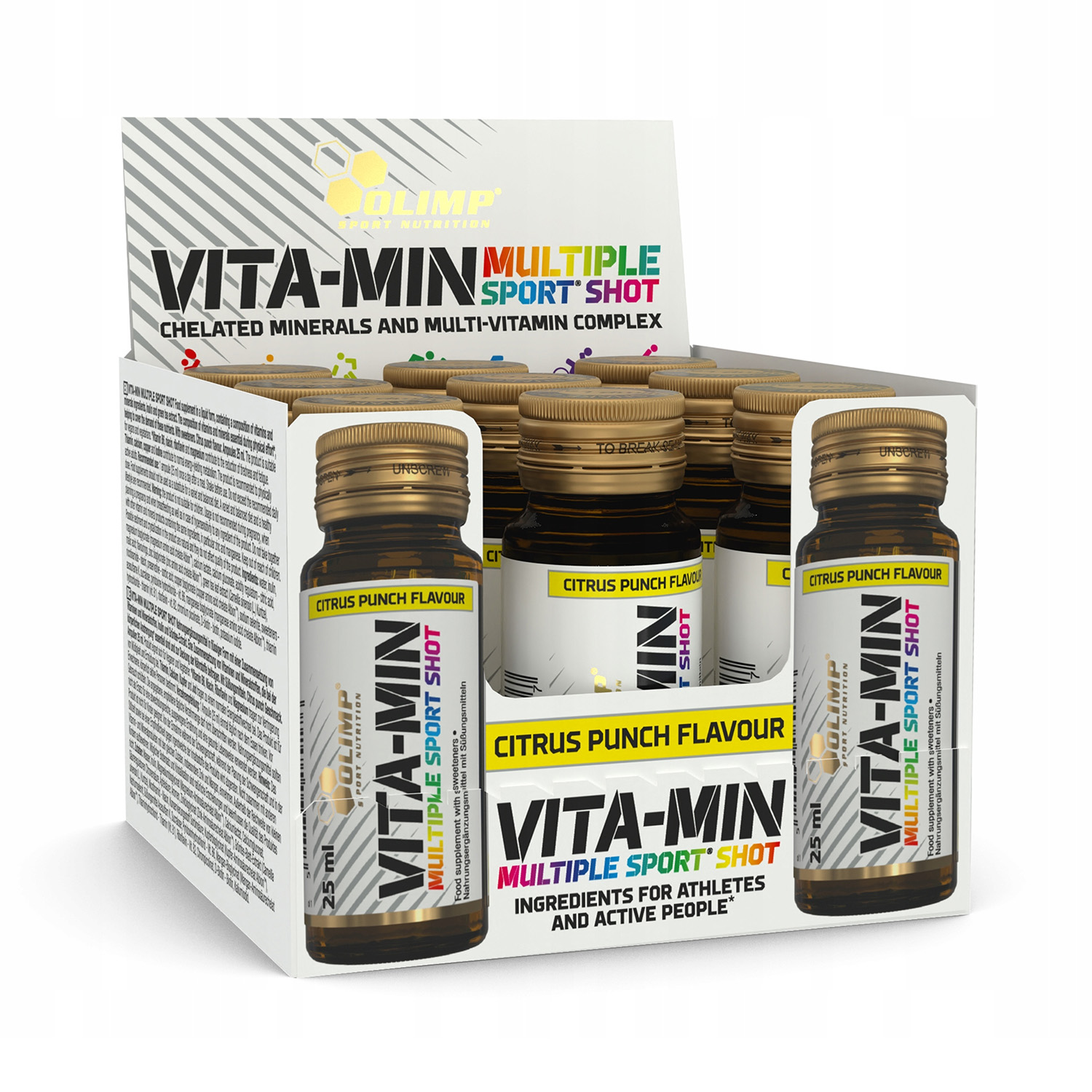Olimp Vita-Min Multiple Sport Shot - 9 x 25 ml Citrus Punch