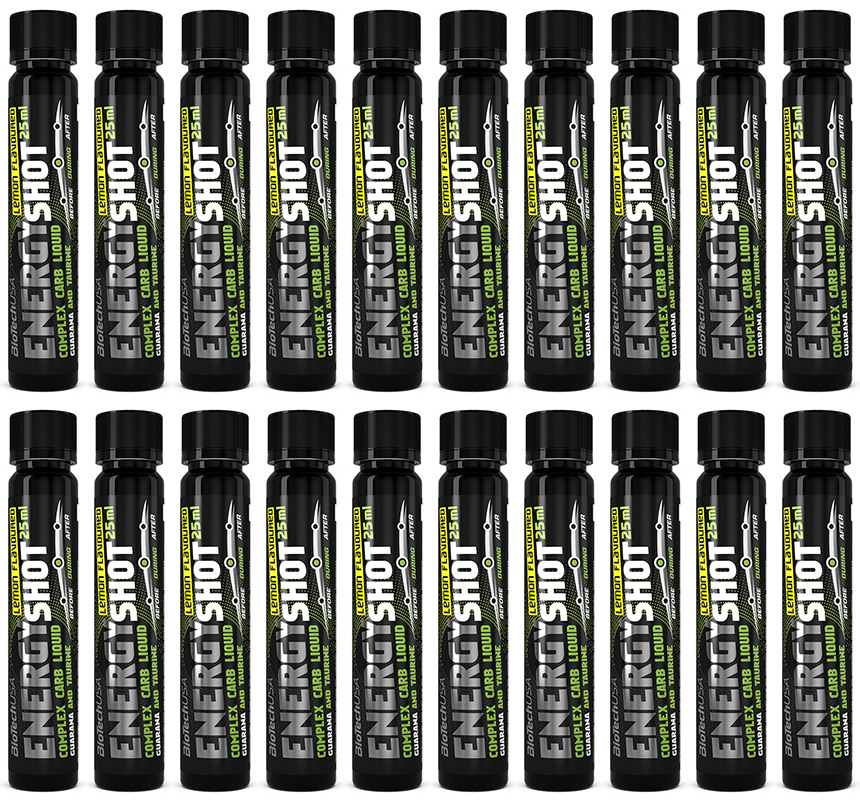 BioTech USA Energy Shot - 20 x 25 ml