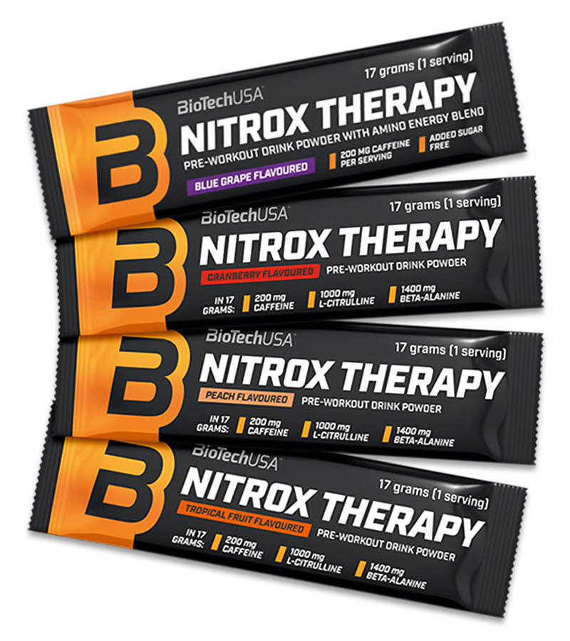BioTech USA Nitrox Therapy - 4 x 17 g Proben