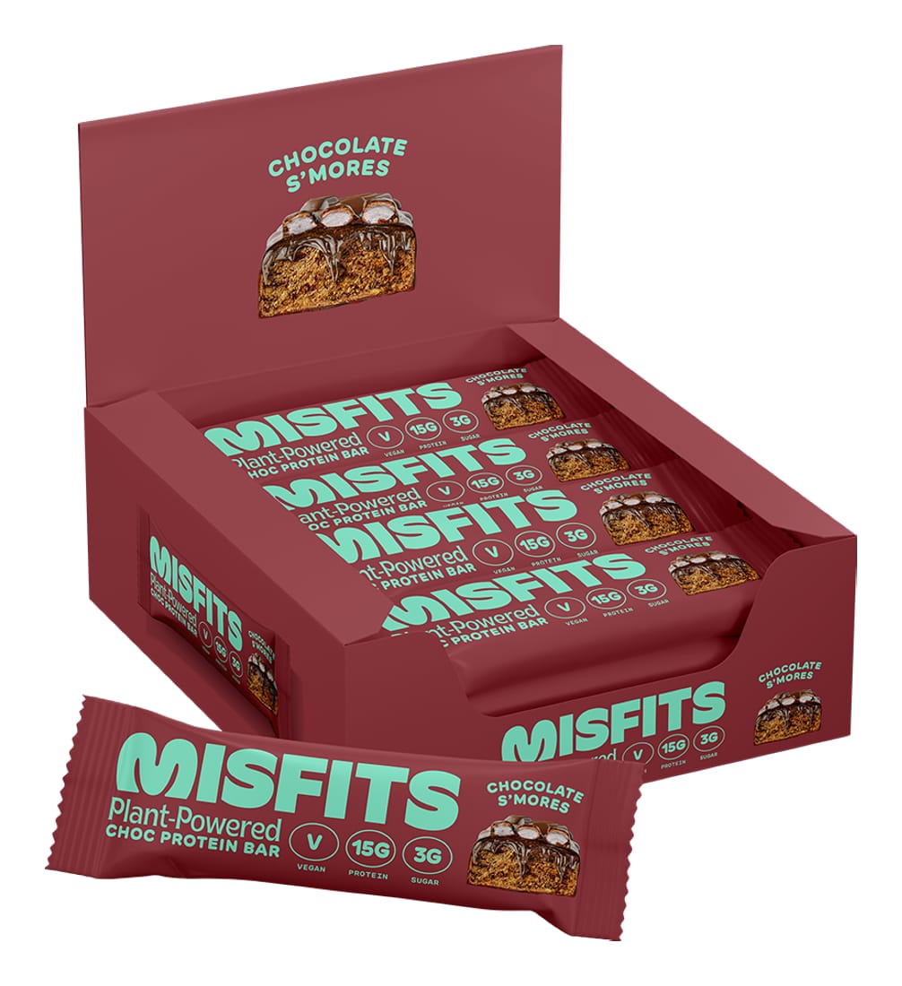 MISFITS Vegan Protein Bar - 12 x 45 g