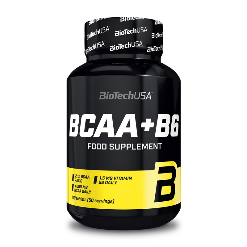 BioTech USA BCAA+B6 - 100 Tabletten