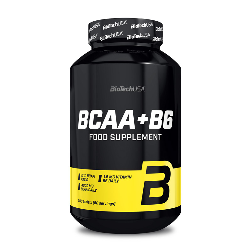 BioTech USA BCAA+B6 - 200 Tabletten