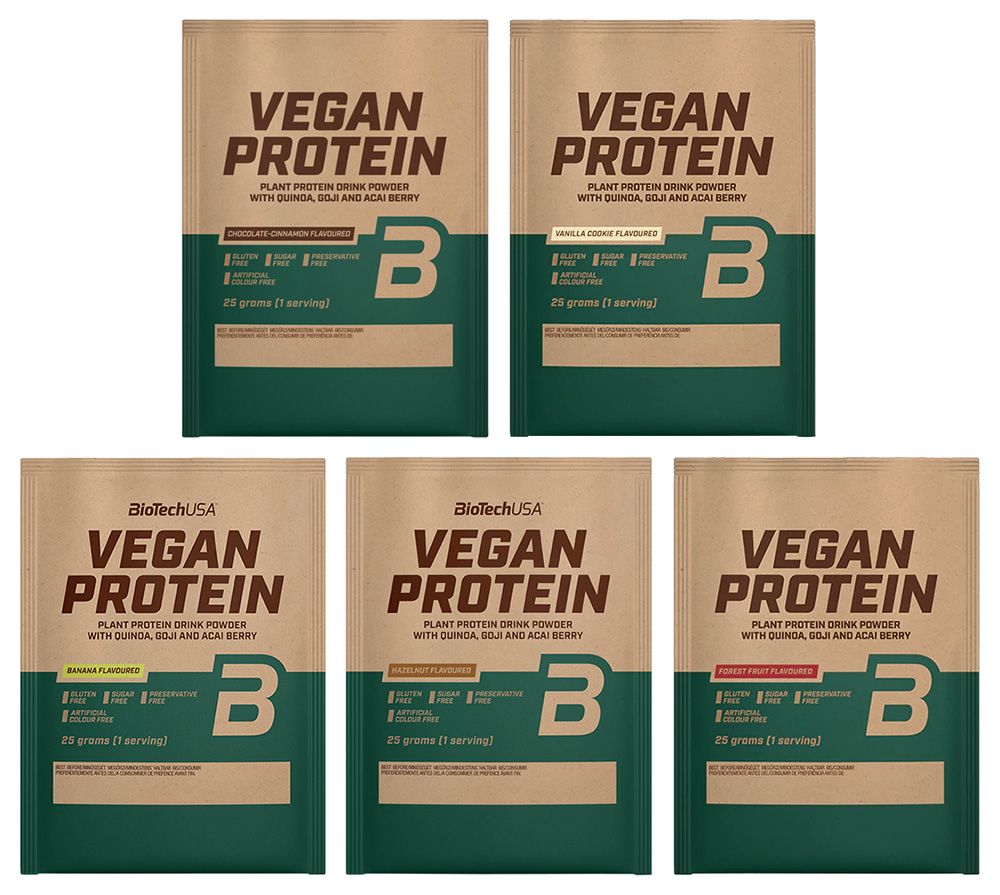 BioTech USA Vegan Protein - 5 x 25 g Proben