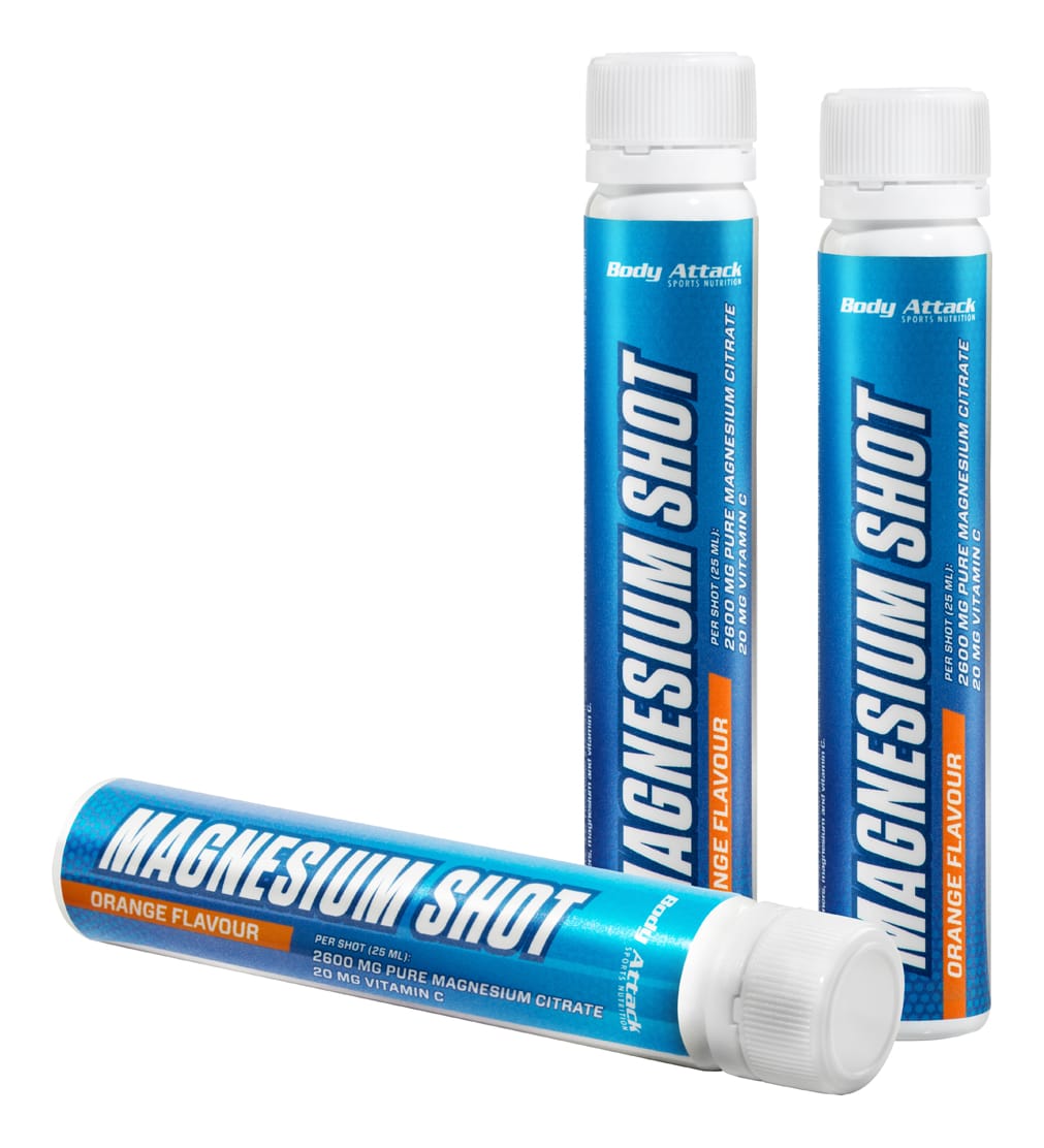Body Attack Magnesium Shot - 25 ml Orange