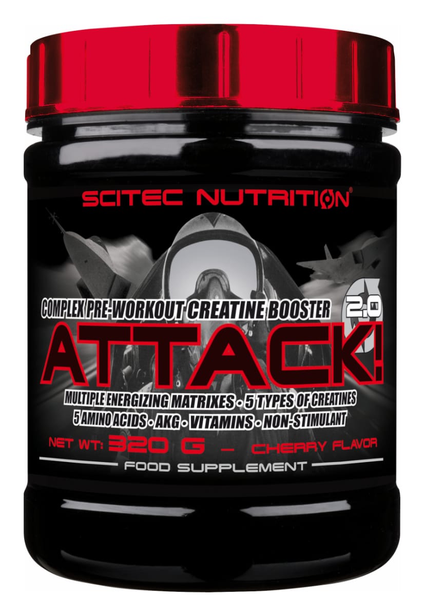 Scitec Nutrition Attack! 2.0 - 320 g Cherry