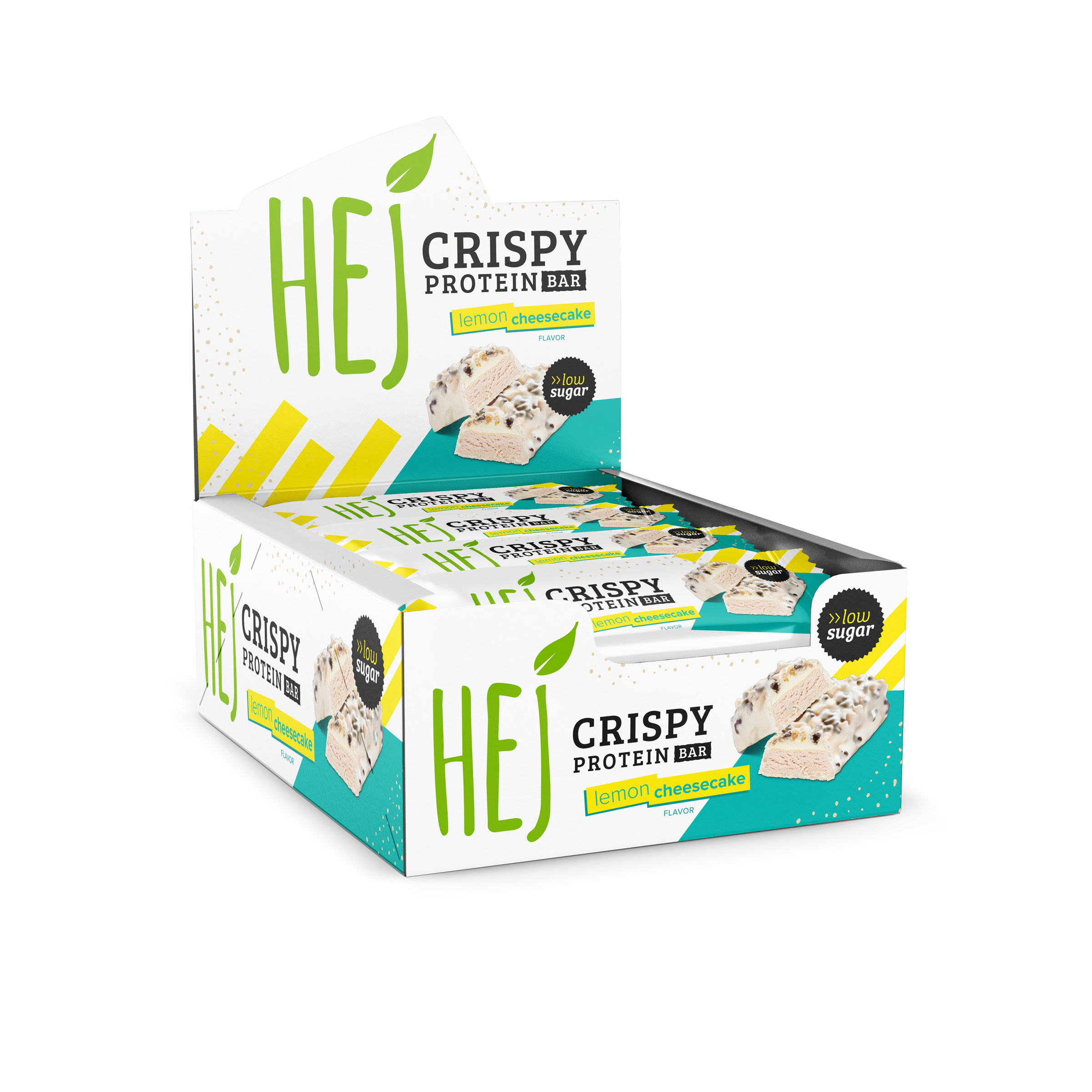 Hej Crispy Protein Bar - 12 x 45 g