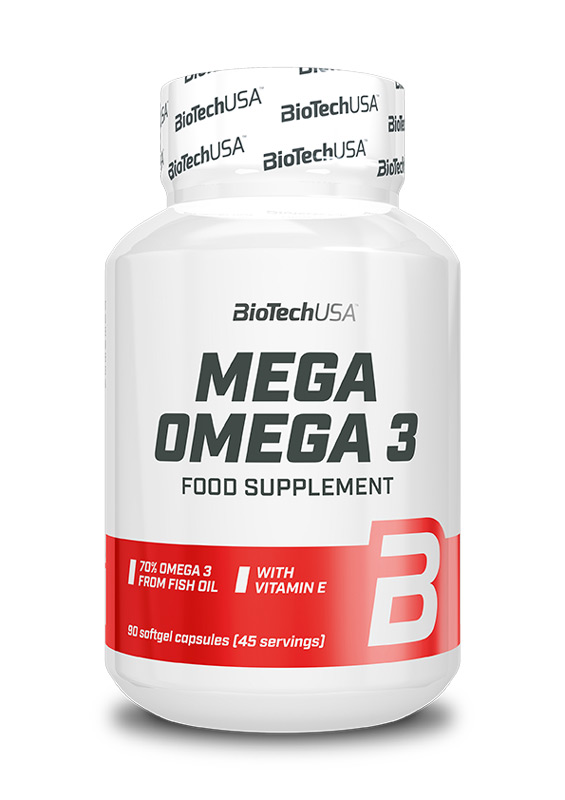 BioTech USA Mega Omega 3 - 90 Kapseln