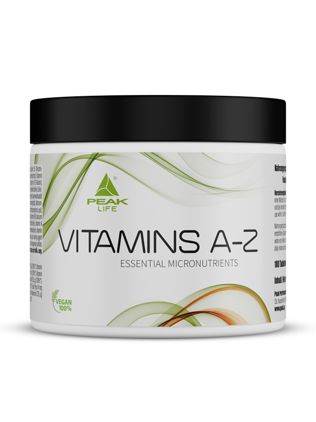 Peak Vitamins A-Z - 180 Tabletten
