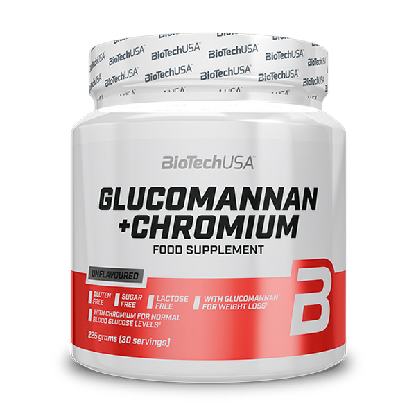 BioTech USA Glucomannan + Chromium - 225 g