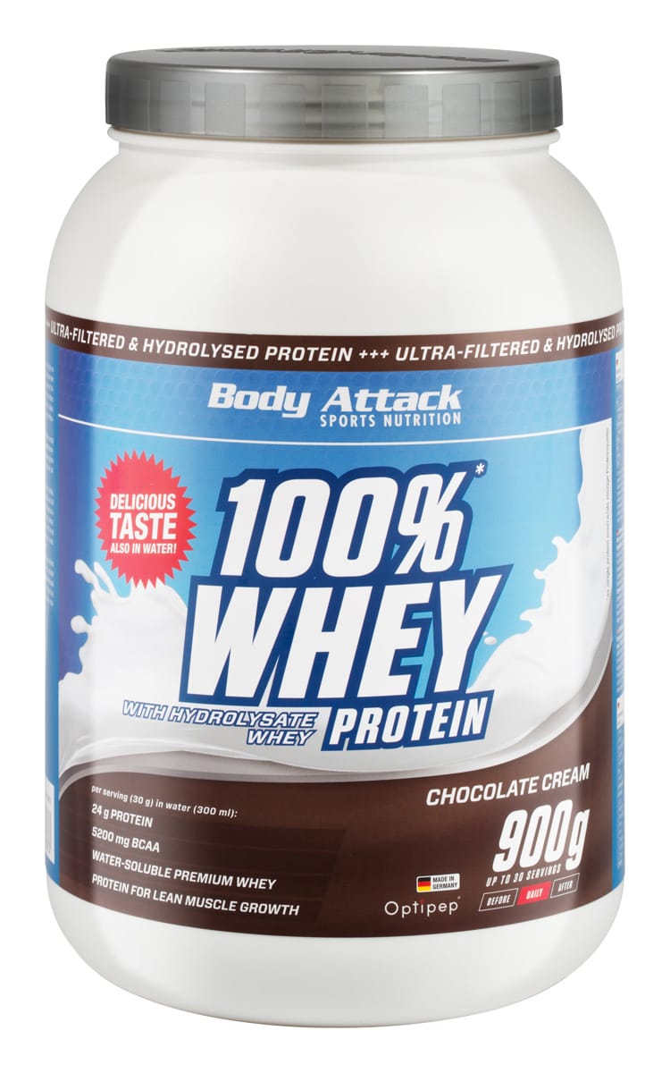 Body Attack 100% Whey Protein - 900 g