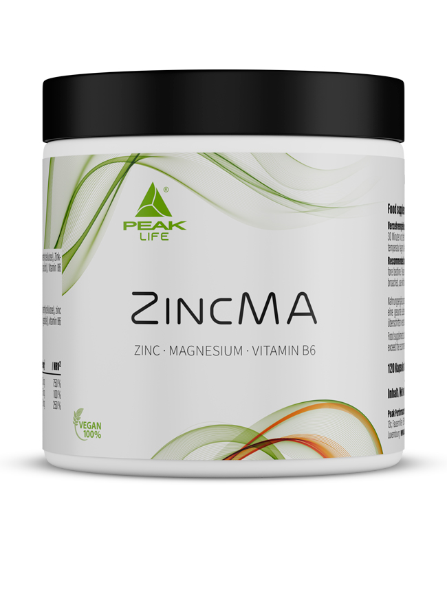 Peak ZincMA Magnesium Vitamin B6 - 120 Kapseln