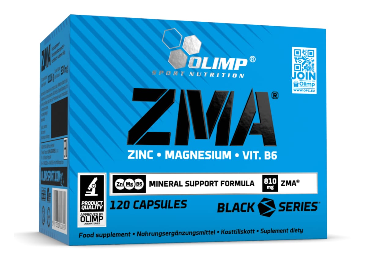 Olimp ZMA Zink Magnesium Vitamin B6 - 120 Kapseln