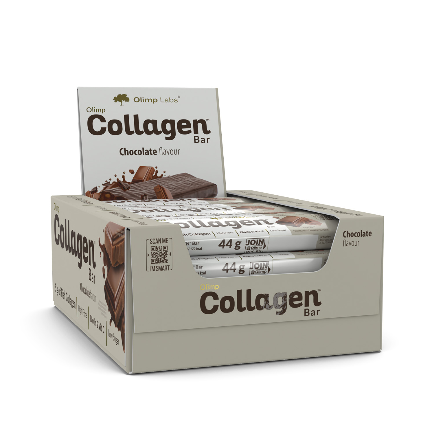 Olimp Collagen Bar - 25 x 44 g Chocolate