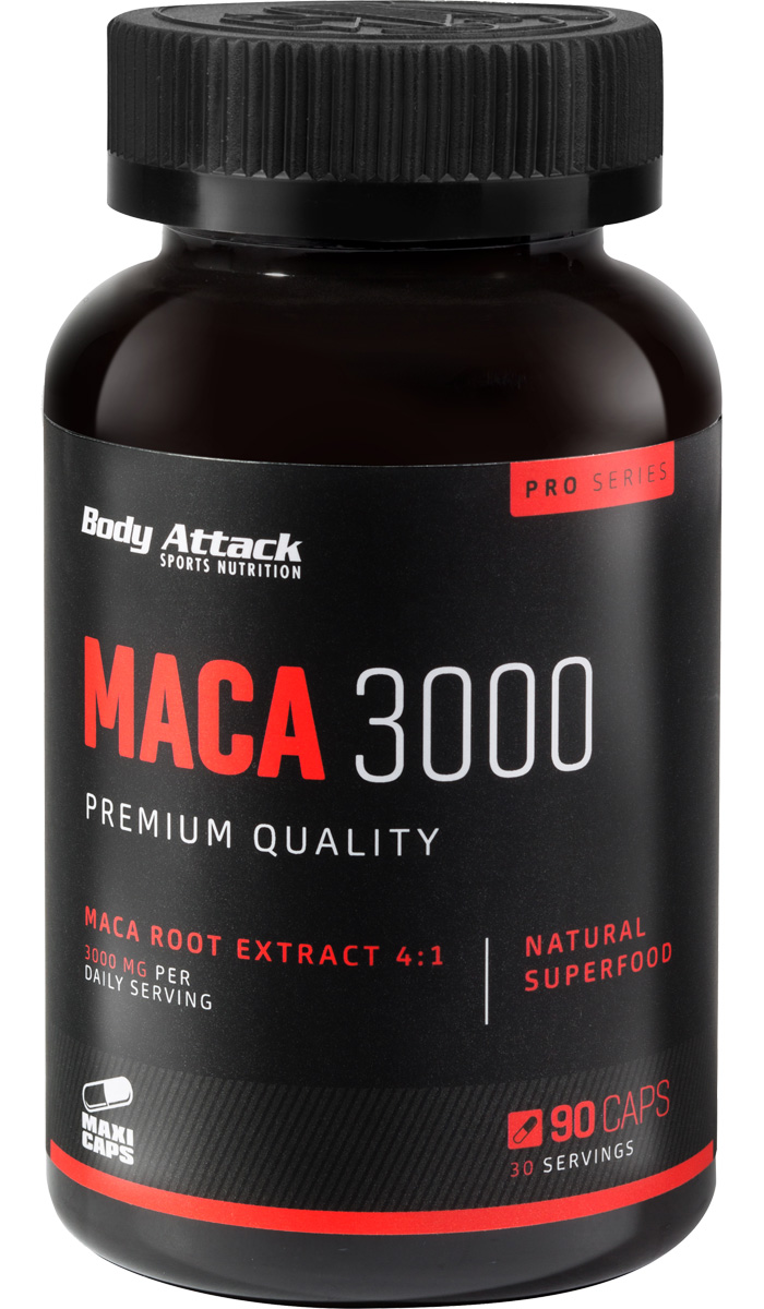Body Attack Maca 3000 - 90 Kapseln