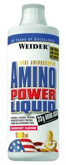 Weider Amino Power Liquid Flasche - 1000 ml Cranberry