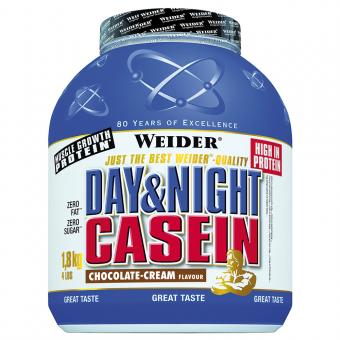 Weider Day and Night Casein Protein - 1800 g Chocolate Cream