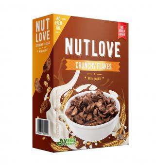 Allnutrition Nutlove Crunchy Flakes - 300 g Cocoa 