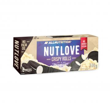 Allnutrition Nutlove Crispy Rolls - 140 g MHD White Chocolate