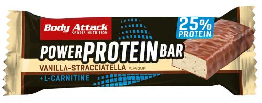 Body Attack Power Protein-Bar - VE 24 x 35 g Vanille Stracciatella