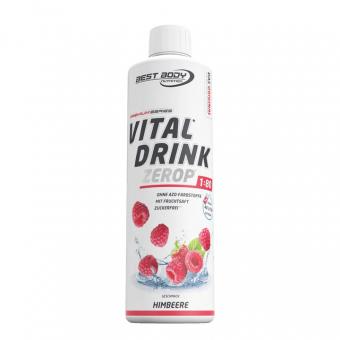 Best Body Nutrition Vital Drink Zerop - 500 ml Himbeere | ohne Dosierpumpe