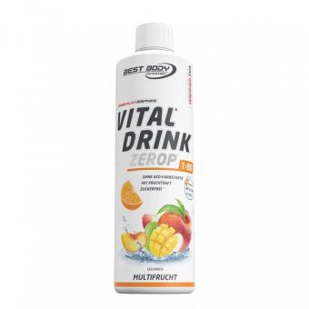 Best Body Nutrition Vital Drink Zerop - 500 ml Multifrucht | ohne Dosierpumpe