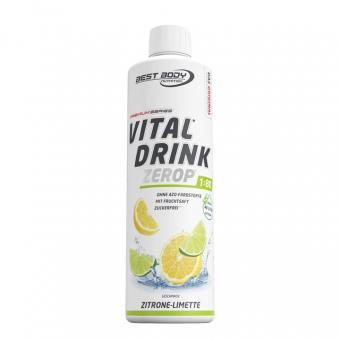 Best Body Nutrition Vital Drink Zerop - 500 ml Zitrone-Limette | ohne Dosierpumpe