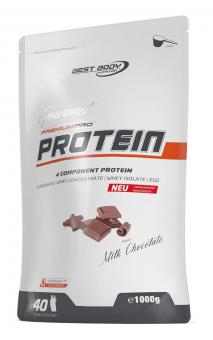 Best Body Nutrition Gourmet Premium Pro Protein - 1000 g Milk Chocolate