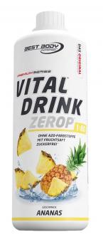 Best Body Nutrition Vital Drink Zerop - 1000 ml Ananas