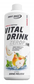 Best Body Nutrition Vital Drink Zerop - 1000 ml Birne-Melisse