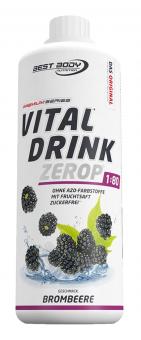 Best Body Nutrition Vital Drink Zerop - 1000 ml Brombeere
