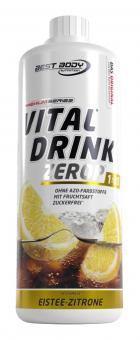 Best Body Nutrition Vital Drink Zerop - 1000 ml Eistee Zitrone