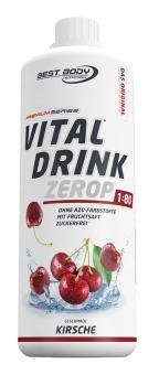 Best Body Nutrition Vital Drink Zerop - 1000 ml Kirsche