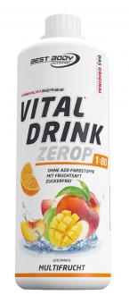 Best Body Nutrition Vital Drink Zerop - 1000 ml Multifrucht