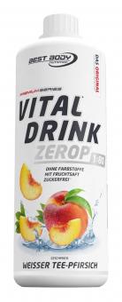 Best Body Nutrition Vital Drink Zerop - 1000 ml Weißer Tee-Pfirsich