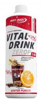 Best Body Nutrition Vital Drink Zerop - 1000 ml Winter Punsch
