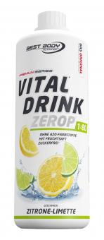 Best Body Nutrition Vital Drink Zerop - 1000 ml Zitrone-Limette
