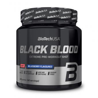BioTech USA Black Blood CAF+ - 300 g Blueberry
