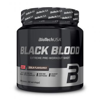 BioTech USA Black Blood CAF+ - 300 g Cola