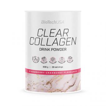 BioTech USA Clear Collagen - 308 g Strawberry Cranberry 
