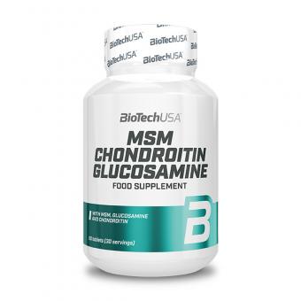 Biotech USA MSM Chondroitin Glucosamine - 60 Tabletten 