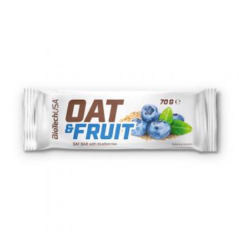 BioTech USA Oat & Fruit Bar - 70 g Blueberry