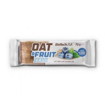 BioTech USA Oat & Fruit Bar - 20 x 70 g Blueberry Zero