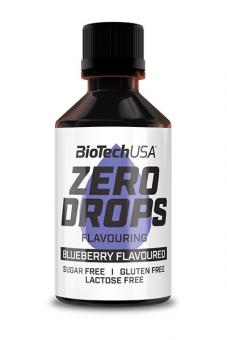 BioTech USA Zero Drops - 50 ml Blaubeere