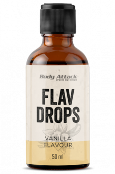 Body Attack Flav Drops - 50 ml Haselnuss