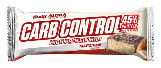 Body Attack Carb Control Proteinriegel - 100 g Marzipan Flavour