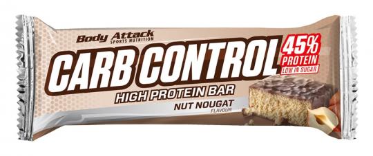 Body Attack Carb Control Proteinriegel - 100 g Nut-Nougat
